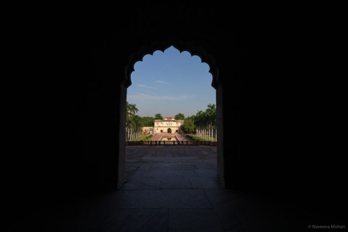 View of the main entrance from the tomb premises